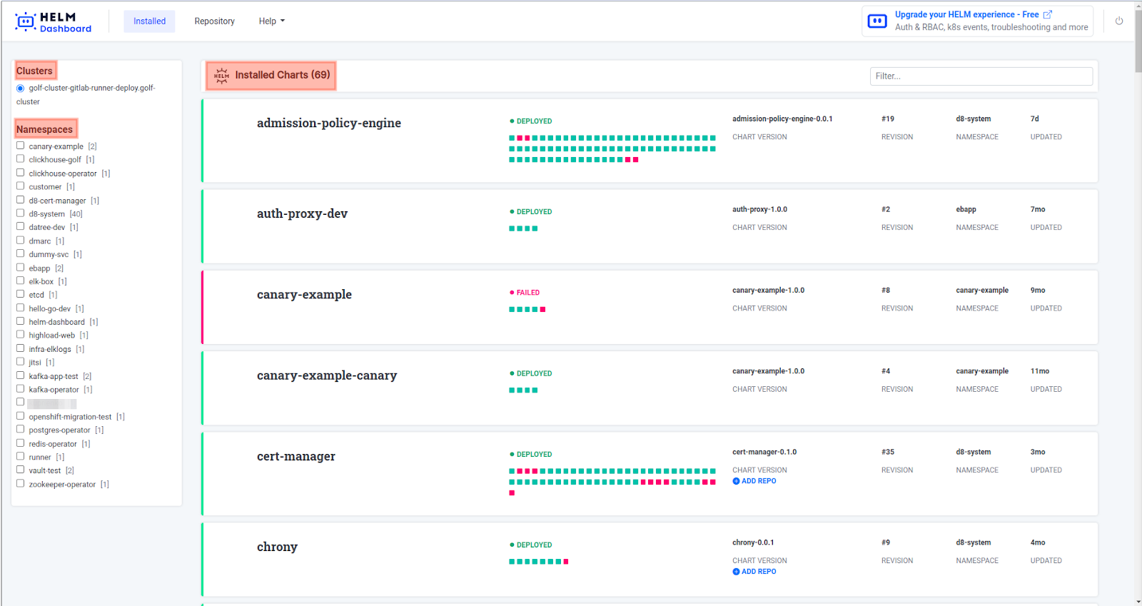 Helm Dashboard — a GUI for managing Helm releases in